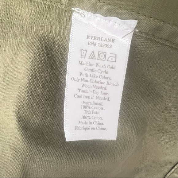 Everlane Olive Green Women's Utility Jacket Size XS - Picture 11 of 11